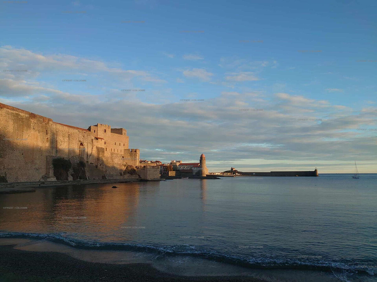 F2 Collioure vue baie, piscine et parking - Photo 16