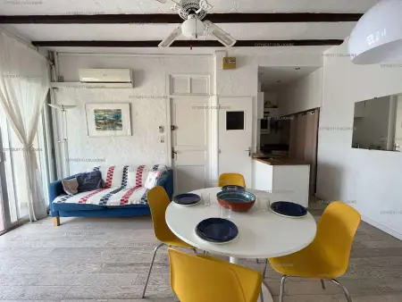 Appartement face mer 2 pers, balcon, Collioure