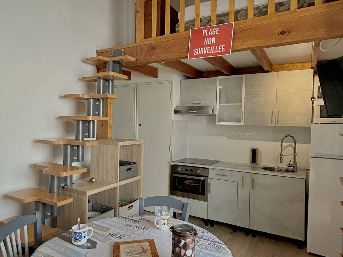 T2 mezzanine climatisé avec accès direct plage au Barcarès - Photo 10