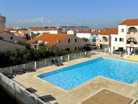 Location appartement à Le Barcarès, Charmant T2 avec mezzanine et parking au Barcarès
