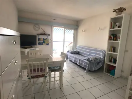 Appartement 2 pièces + cabine vue mer, piscine et plage : photo 4