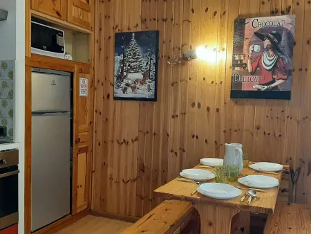 Studio 5 pers Montgenèvre, balcon sud vue pistes : photo 2