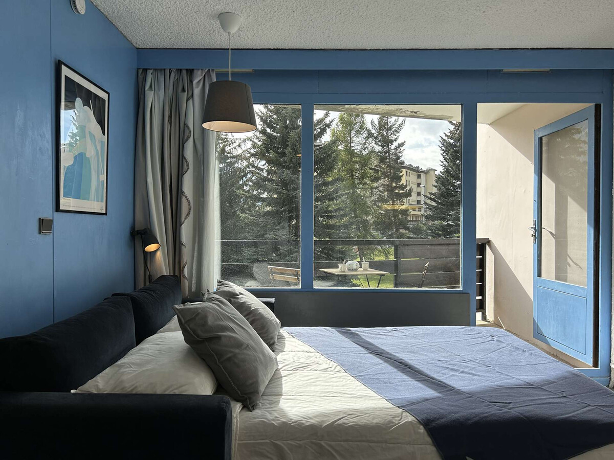 Studio 2 pers. à Montgenèvre, balcon ouest, parking - Photo 13