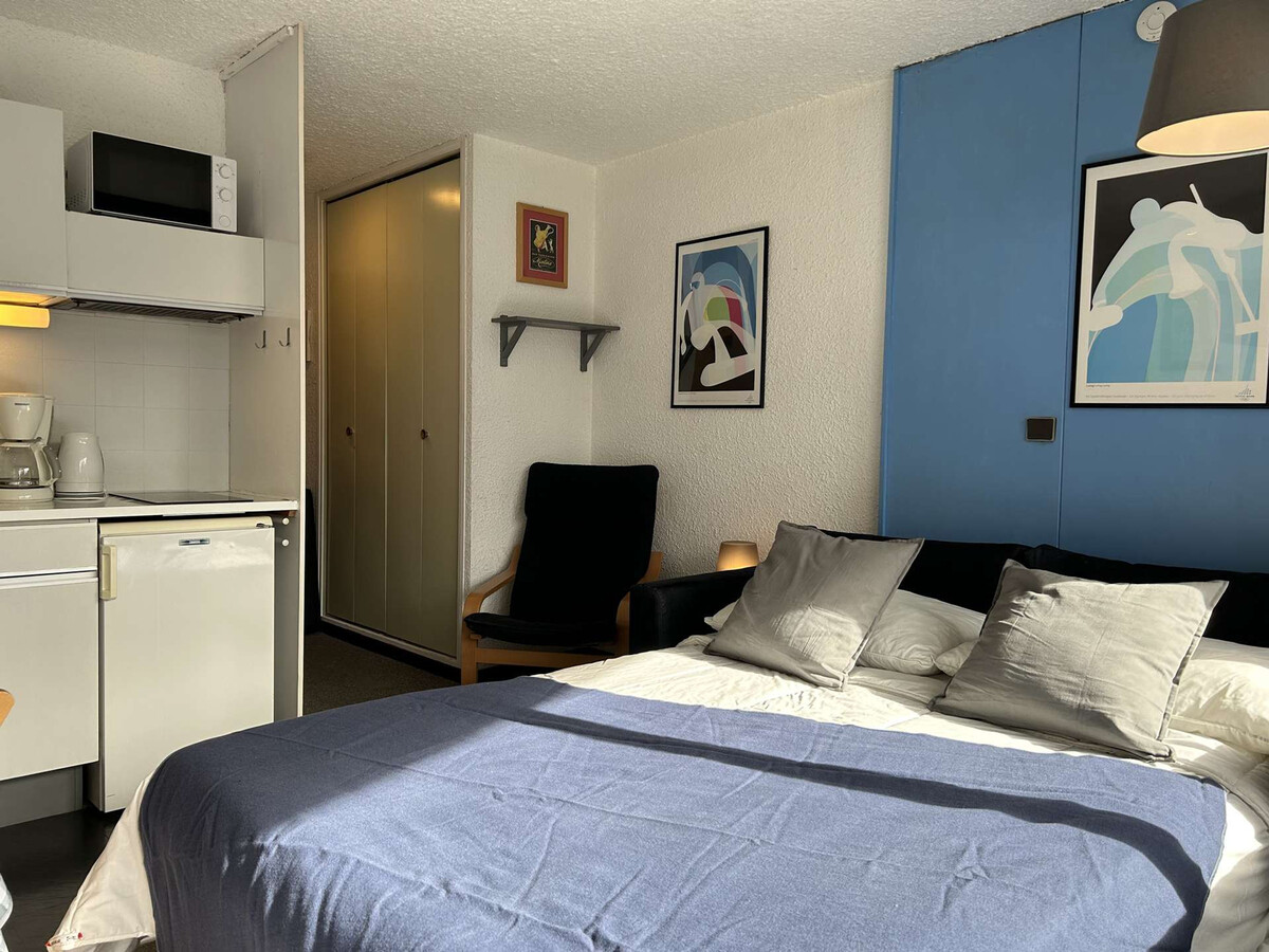 Studio 2 pers. à Montgenèvre, balcon ouest, parking - Photo 14