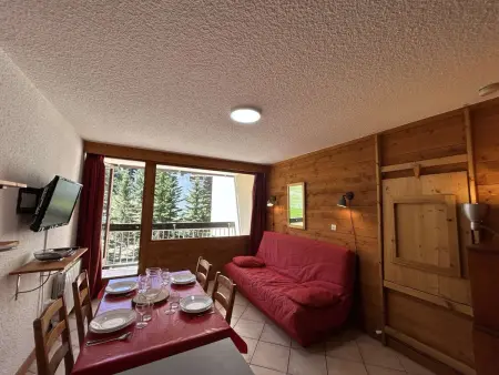 Studio 28 m² PMR balcon sud, vue pistes - Montgenèvre : photo 5