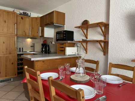 Studio 28 m² PMR balcon sud, vue pistes - Montgenèvre : photo 10