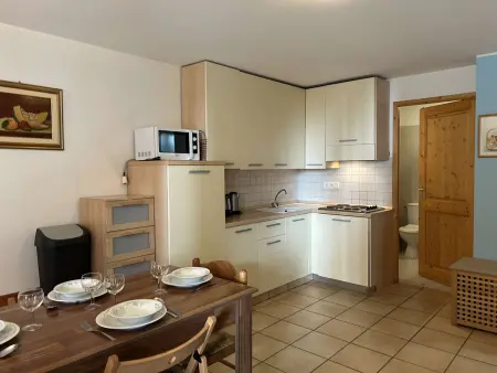 Studio 4 pers. Montgenèvre, 50m des pistes, parking : photo 6