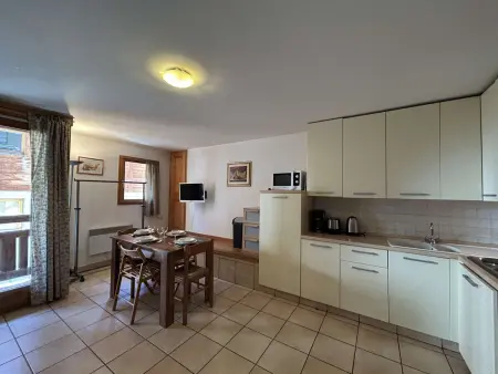 Studio 4 pers. Montgenèvre, 50m des pistes, parking : photo 10