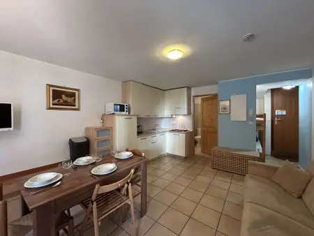 Studio 4 pers. Montgenèvre, 50m des pistes, parking : photo 14