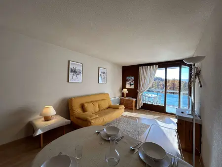 Studio 4 pers. Montgenèvre, balcon, pistes à 100m : photo 6