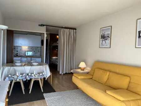 Studio 4 pers. Montgenèvre, balcon, pistes à 100m : photo 7