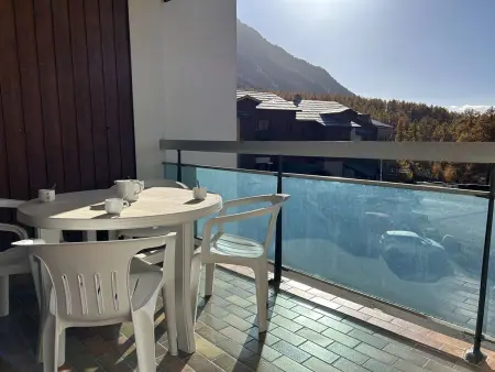 Studio 4 pers. Montgenèvre, balcon, pistes à 100m : photo 9