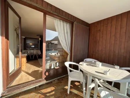 Studio 4 pers. Montgenèvre, balcon, pistes à 100m : photo 10