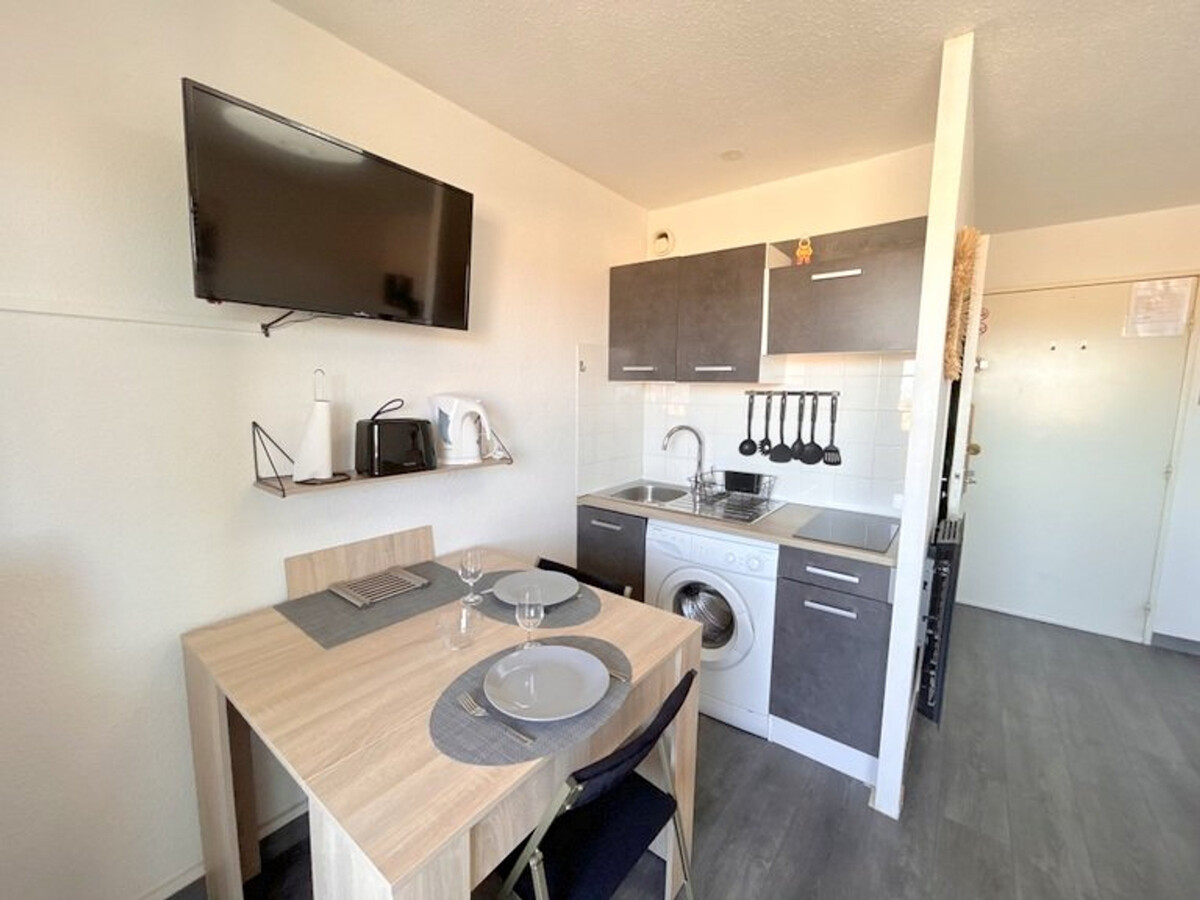 Studio plage Le Barcarès, balcon et parking privé - Photo 2