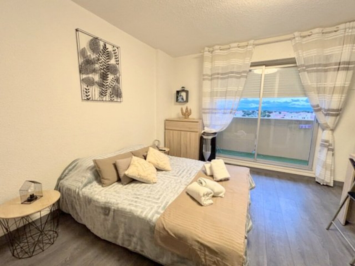 Studio plage Le Barcarès, balcon et parking privé - Photo 3
