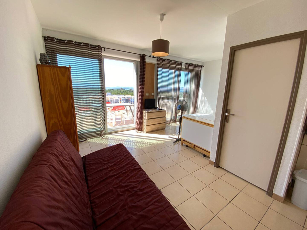 Studio 4 personnes vue mer au Barcarès, parking privé - Photo 2
