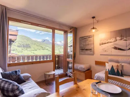 Studio 22 m² balcon sud-ouest, 4 pers à Valmorel : photo 2