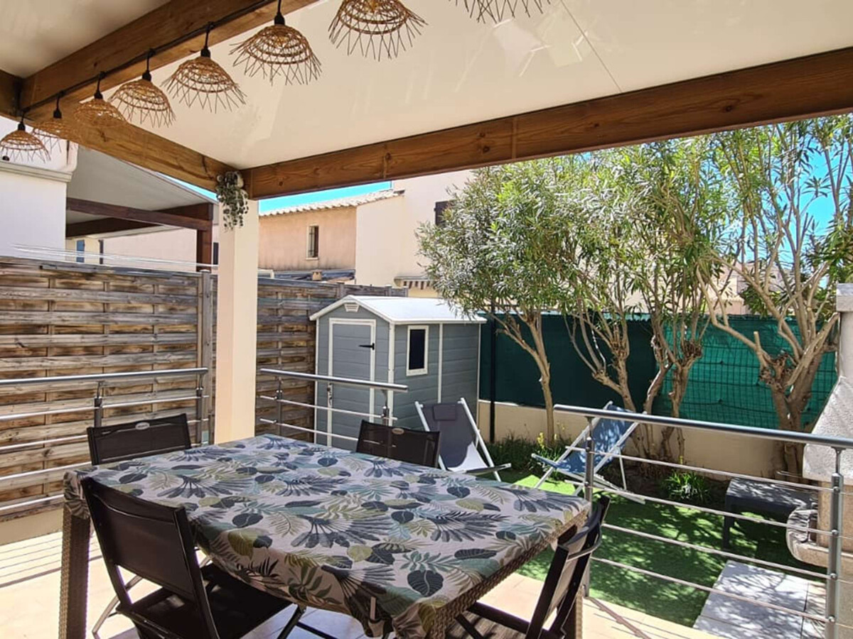 Appart 3 pièces climatisé, terrasse barbecue à Marseillan-Plage - Photo 1