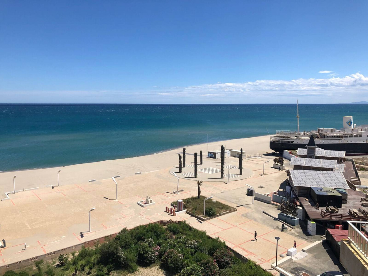 T3 climatisé vue mer, 6 couchages, terrasse 14m² au Barcarès - Photo 1