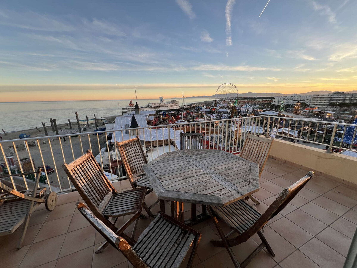 Duplex T3 vue mer, plage directe, parking privé - Photo 6