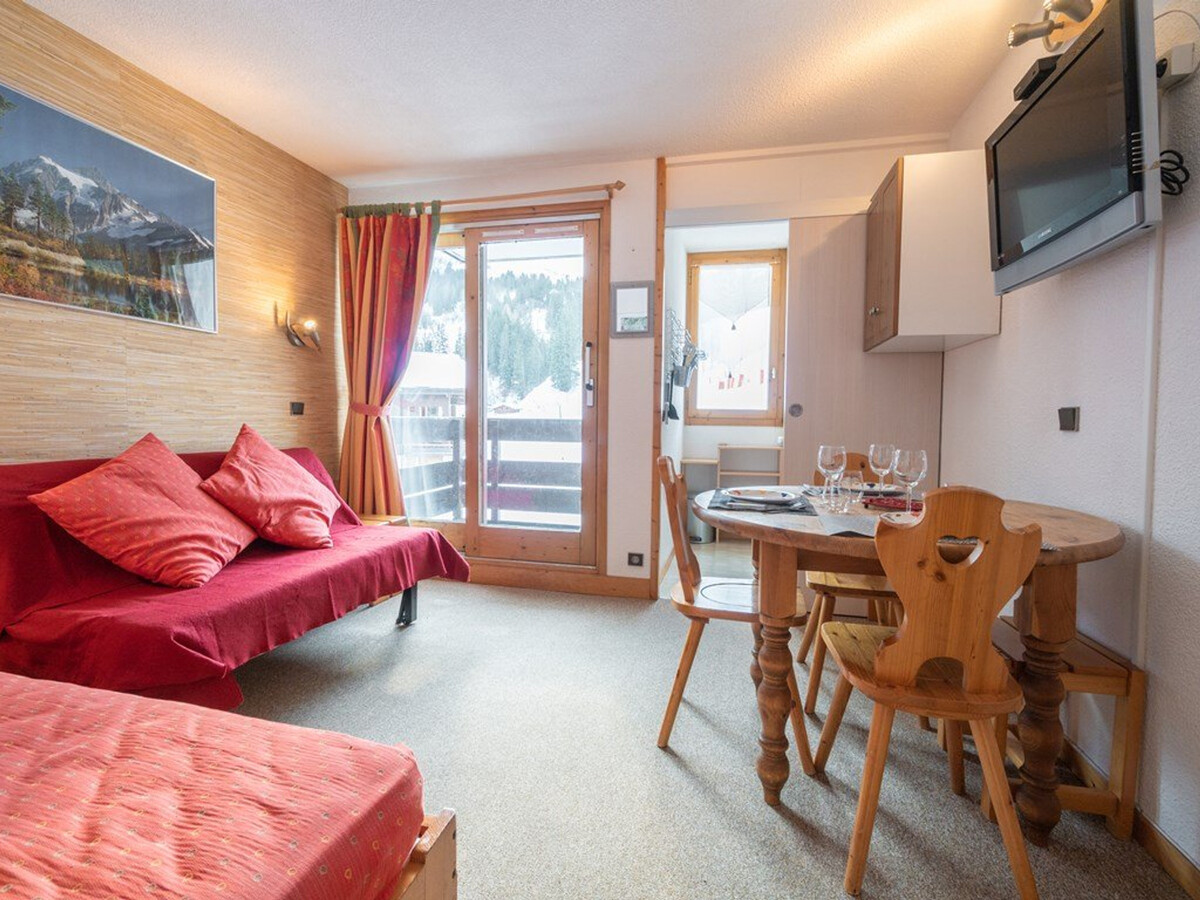 Appartement 4 pers. aux Avanchers, balcon vue pistes - Photo 1