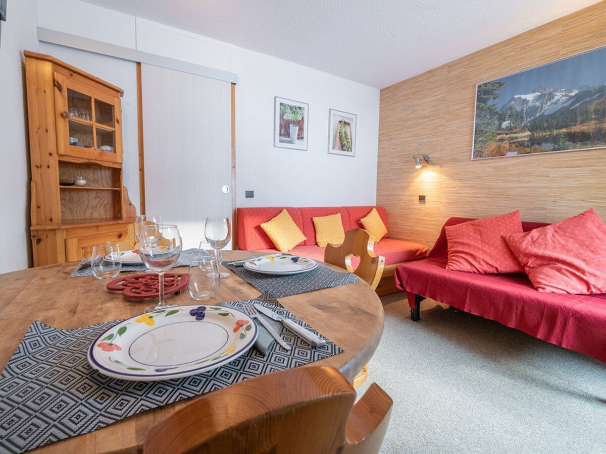 Appartement 4 pers. aux Avanchers, balcon vue pistes - Photo 2