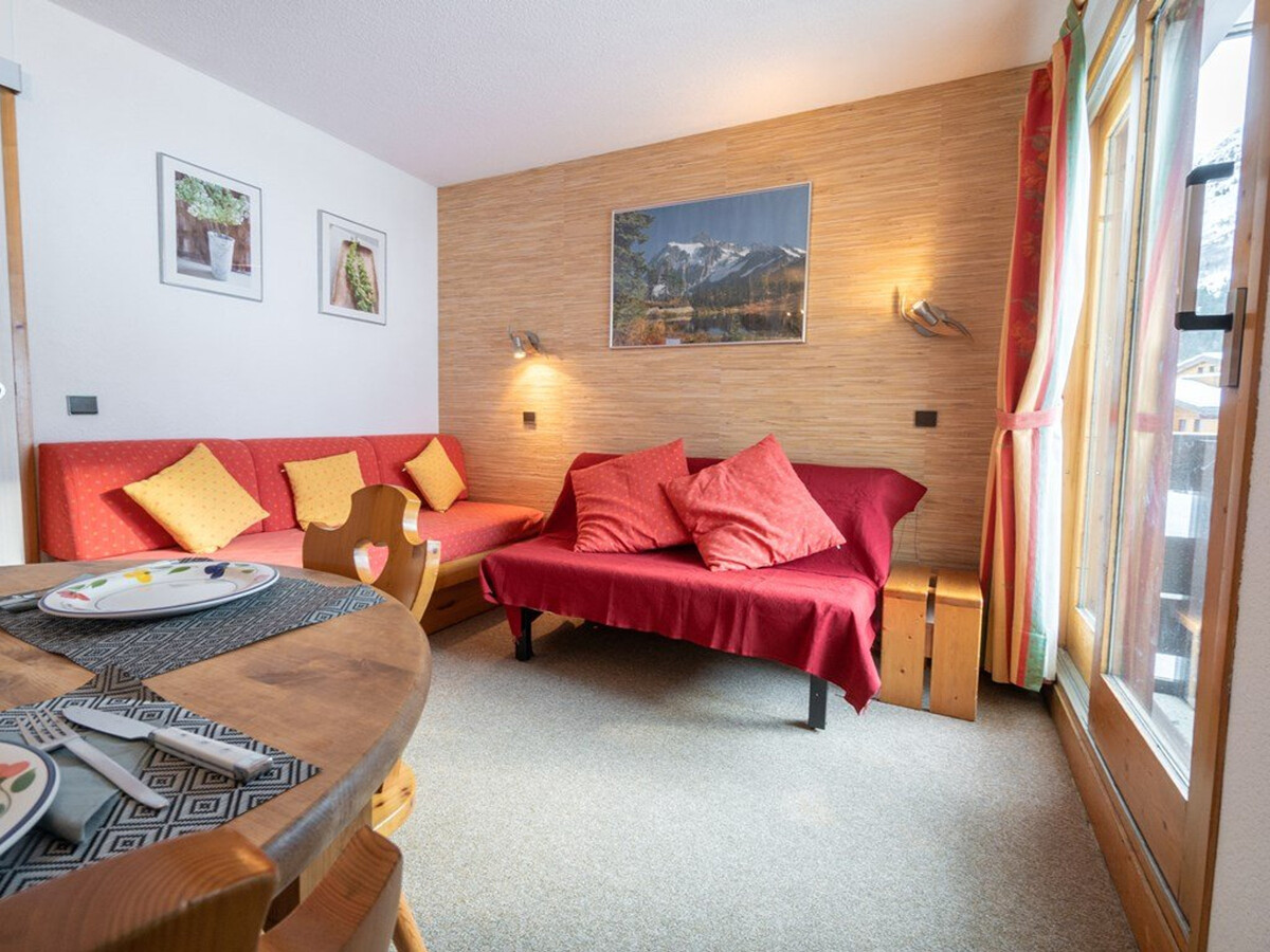 Appartement 4 pers. aux Avanchers, balcon vue pistes - Photo 4