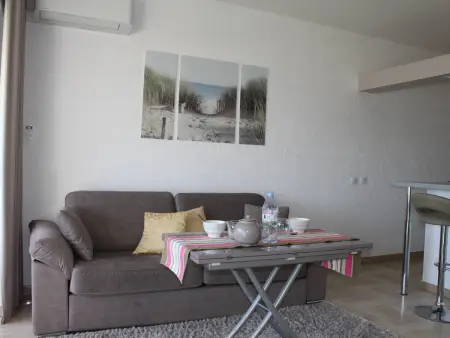 Appartement 4 pers. climatisé, vue mer à Villeneuve-Loubet Plage : photo 3