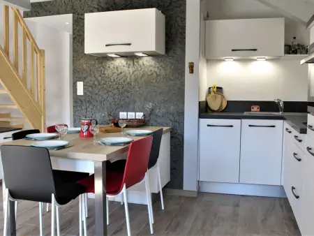 Studio rénové mezzanine 6 pers, balcon sud-est, Risoul : photo 9