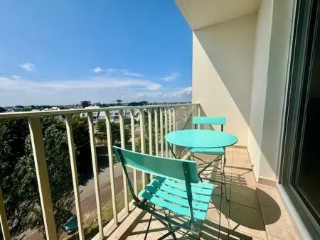 Studio de charme rénové, balcon sud-ouest et parking à Quiberon : photo 9
