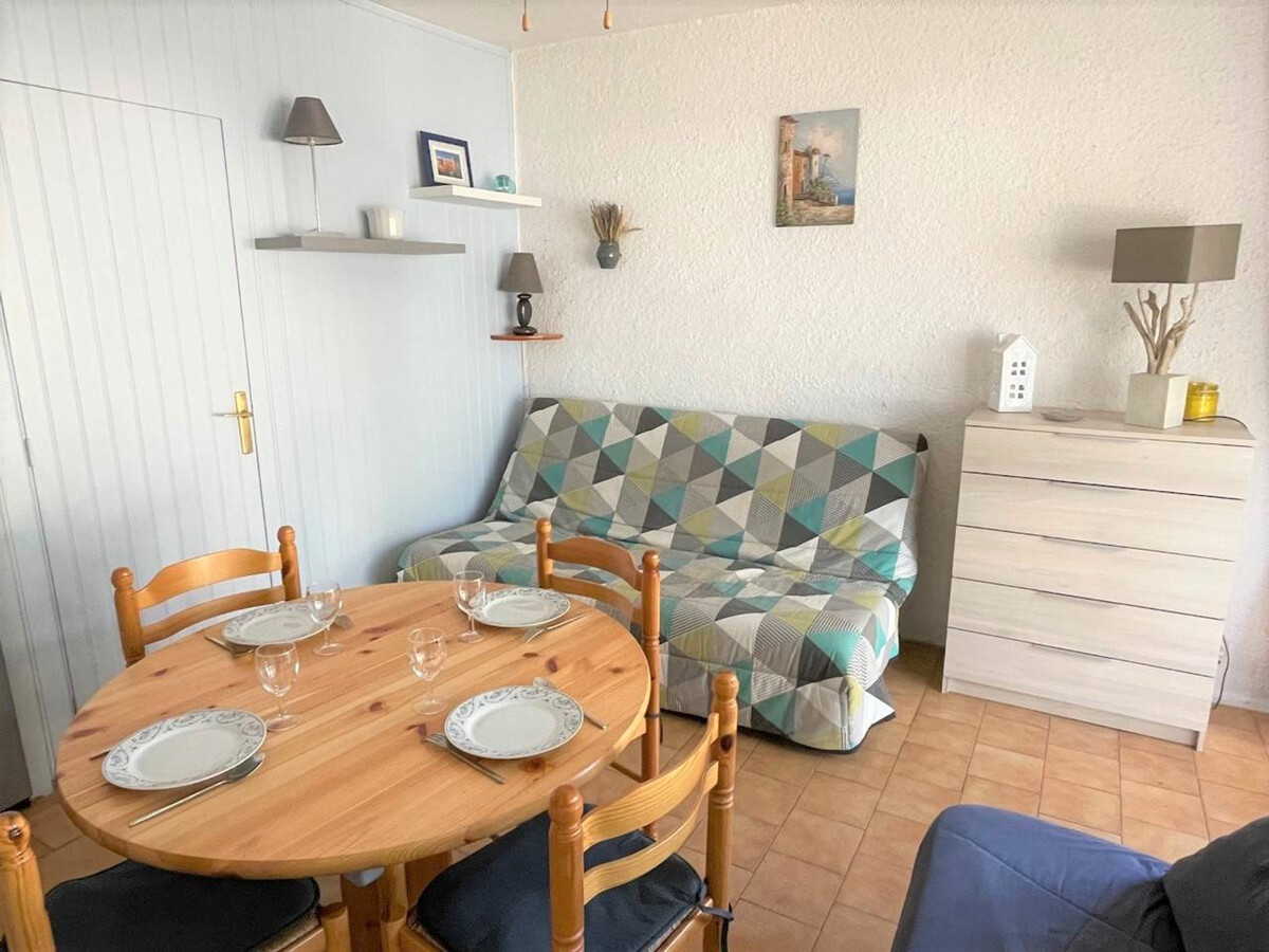 Studio cabine 4 pers. à 200m de la plage, balcon - Photo 6