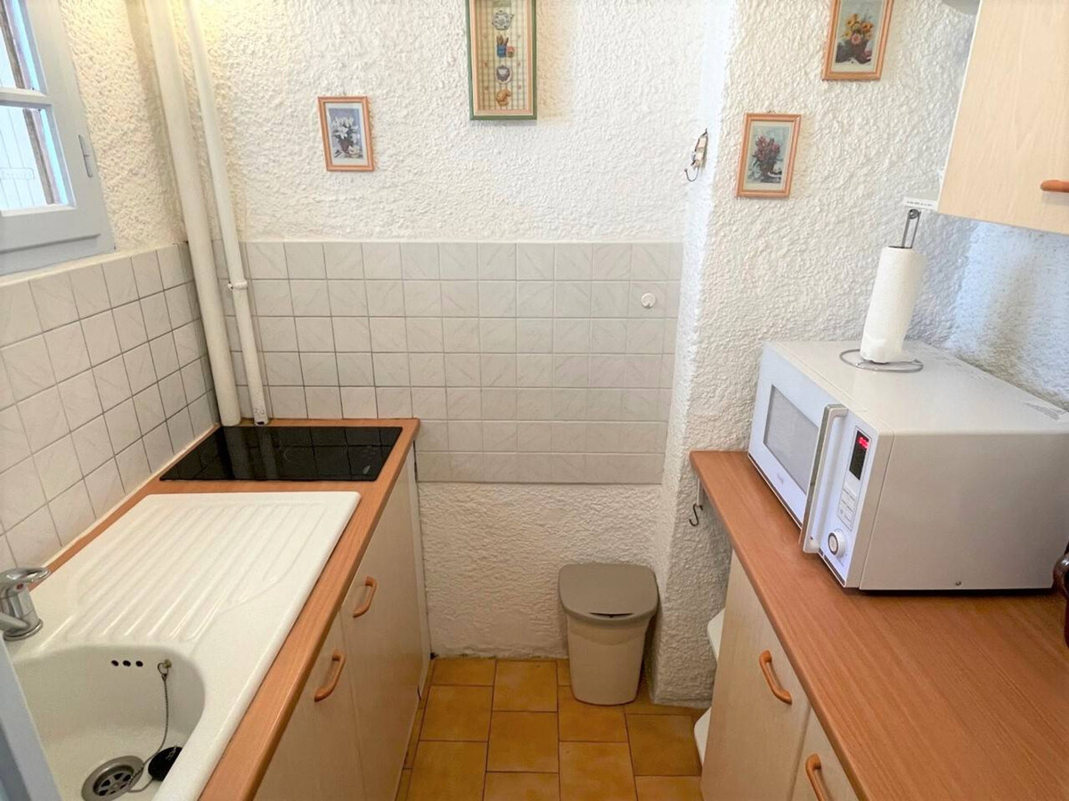 Studio cabine 4 pers. à 200m de la plage, balcon - Photo 10