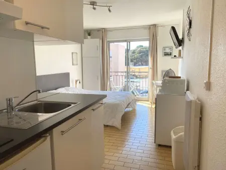 Location appartement à Balaruc les Bains, Studio rénové climatisé avec balcon, parking et wifi à Balaruc-les-Bains