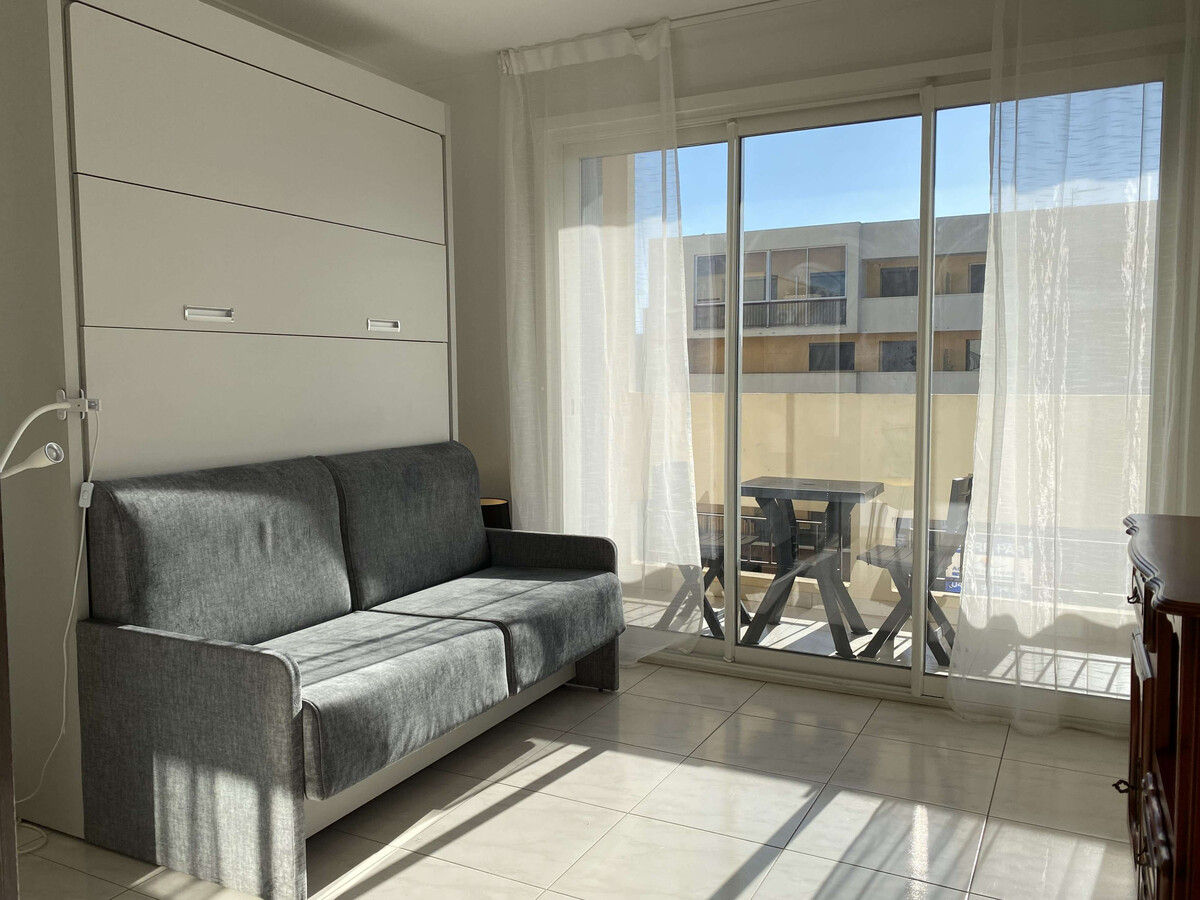 T2 lumineux Balaruc-les-Bains, loggia et parking - Photo 1