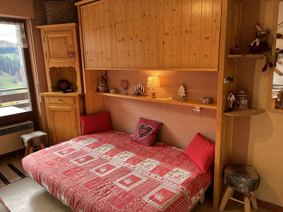 Studio 4 pers. balcon Sud, parking, navette gratuite - Photo 4