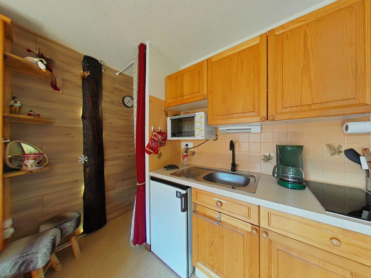 Studio 4 pers. balcon Sud, parking, navette gratuite - Photo 6