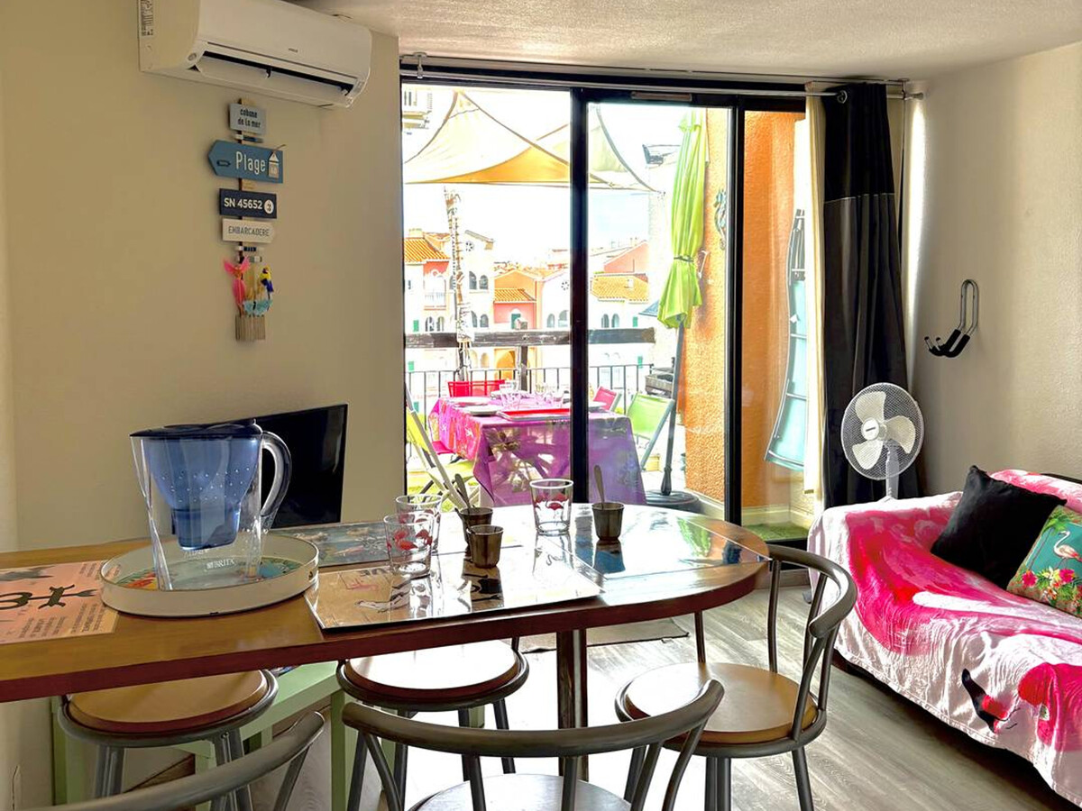Duplex T3 piscine et terrasse vue chenal - Le Barcarès - Photo 5