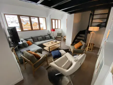 Location appartement à Les Deux Alpes, Spacieux duplex aux Deux Alpes, 10 pers, grande terrasse
