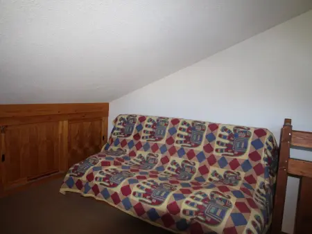 Duplex Ferme d'Augustin à Montgenèvre, skis aux pieds : photo 12