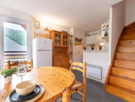 Duplex 8 pers, 4 chambres, balcon sud à Saint-Lary