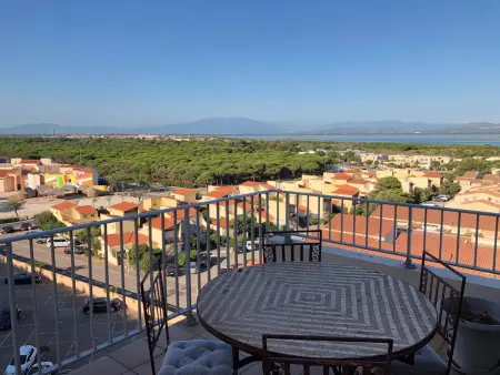 T4 standing au Barcarès, vue mer traversante, 7e étage : photo 15