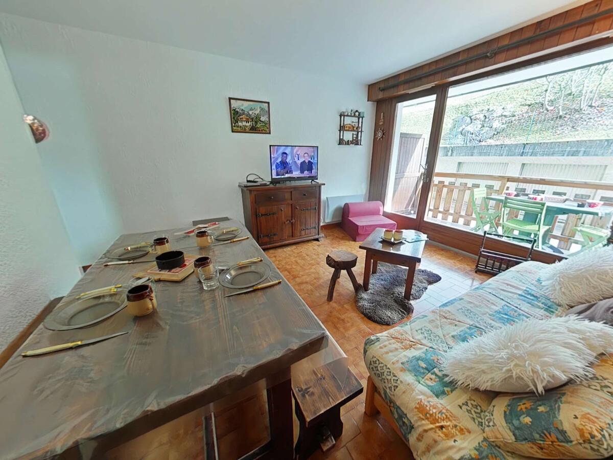 Studio cabine 4 pers. pied des pistes + parking - Photo 2