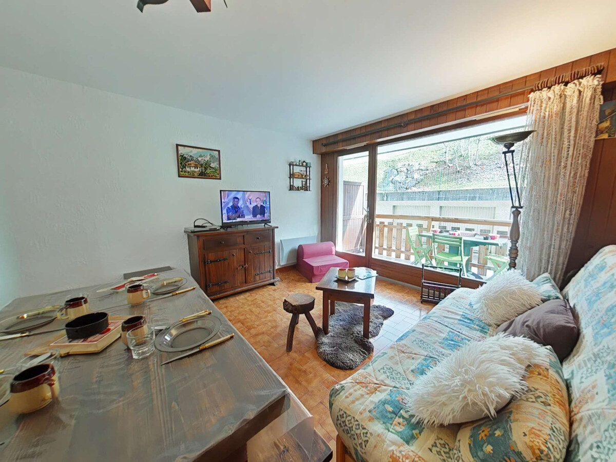 Studio cabine 4 pers. pied des pistes + parking - Photo 3
