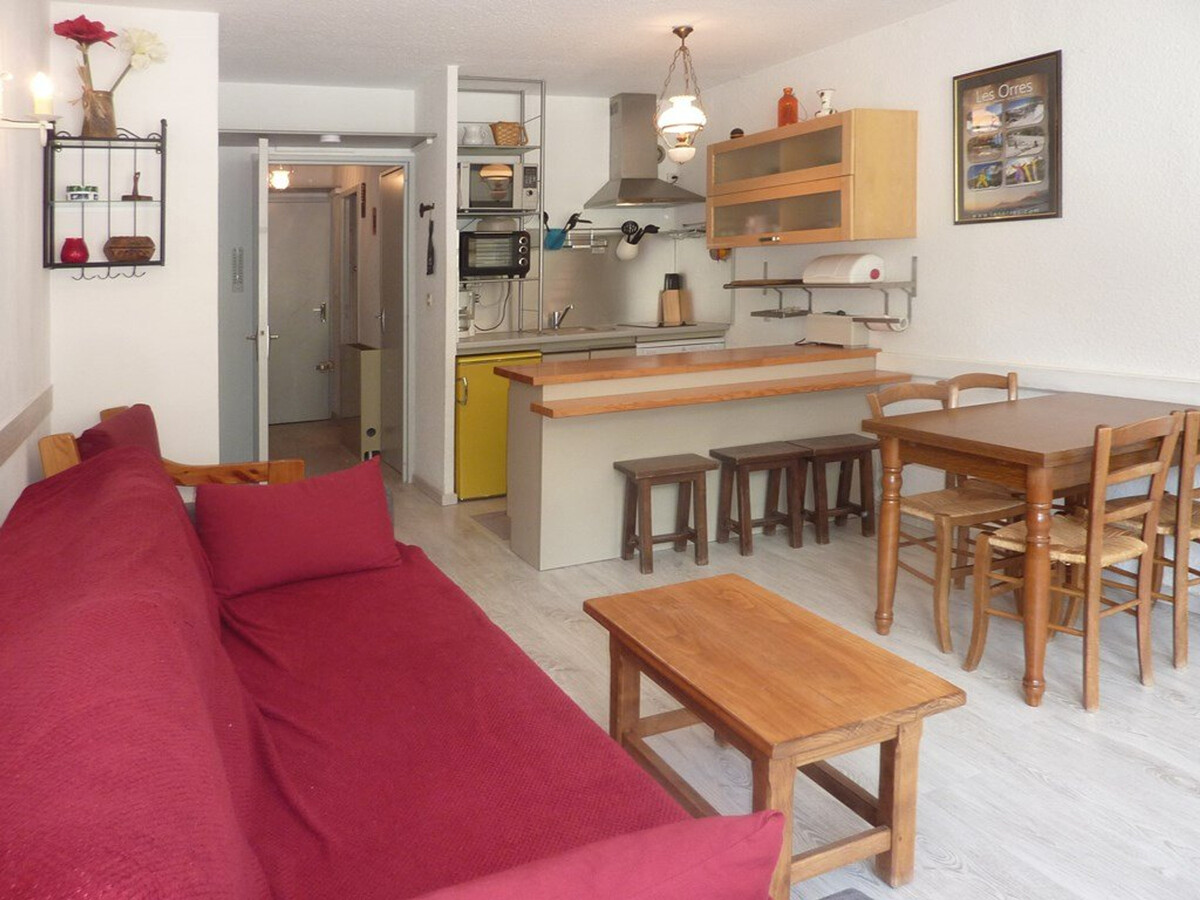 Grand studio 4 pers aux Orres avec vue pistes - Photo 4