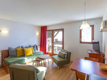 Location appartement à La Mongie, Studio cosy avec piscine couverte, fitness, près des pistes - 2 adultes et 1 enfant (-10 ans)
