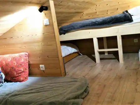 Appart 3 chambres rénové 2021, balcon sud, garage à La Clusaz : photo 9