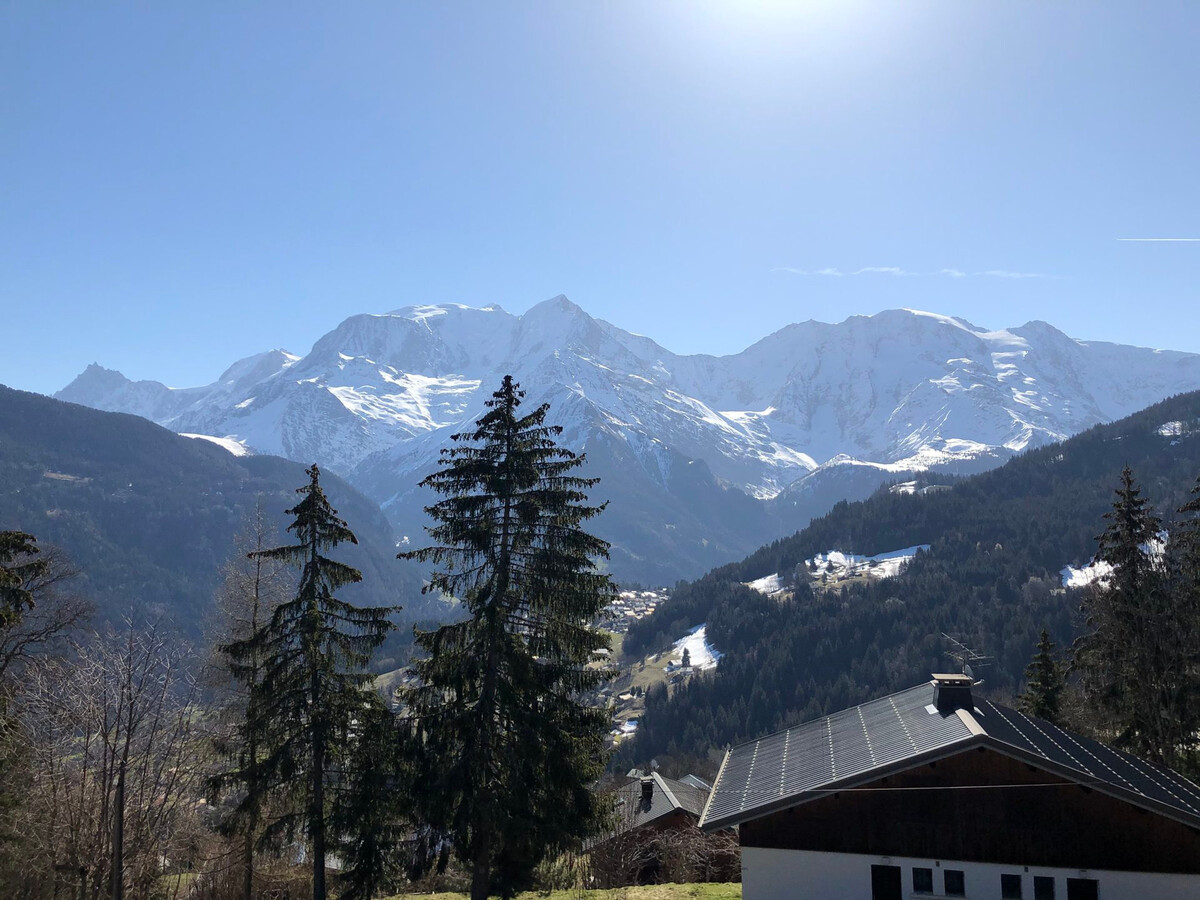 Studio 4 pers balcon vue Mont-Blanc à Saint-Gervais - Photo 11