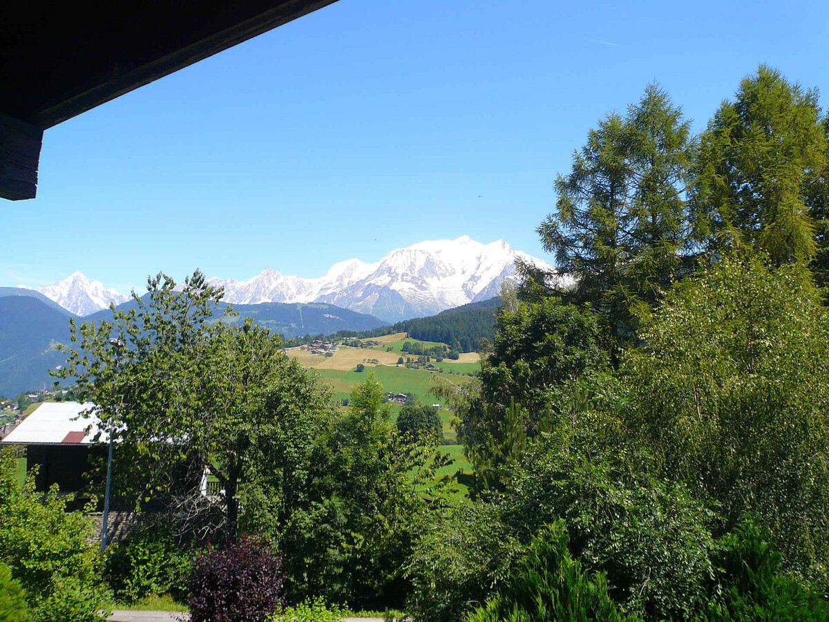 Appartement 2P, 6 pers., balcon vue Mont-Blanc à Combloux - Photo 9
