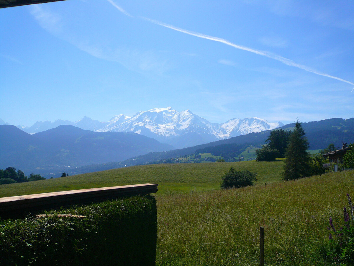 Studio 4 pers Combloux, terrasse et vue Mont-Blanc - Photo 9