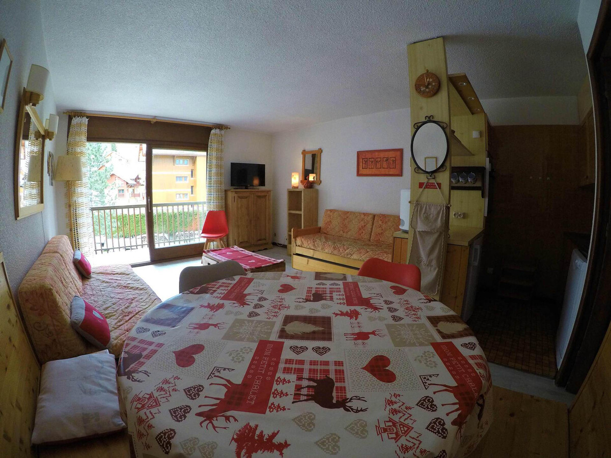 Studio cabine 4 pers. balcon Sud à Valloire - Photo 2